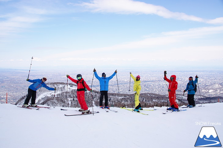 サッポロテイネ モノスキーで春雪遊び・尾形信とゆかいな仲間たち♪